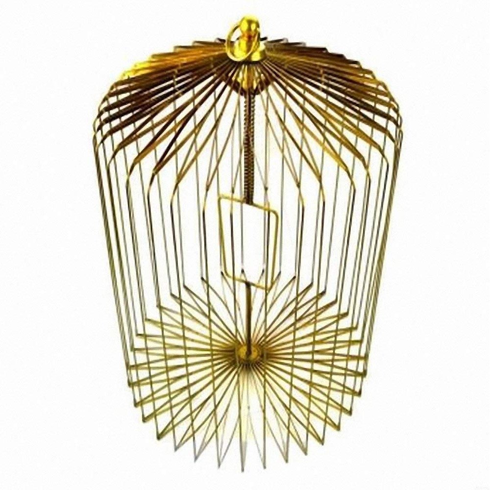 Stage Magic Appearing Bird Cage Golden L Size- Magic Tricks