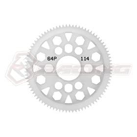 64 Pitch Spur Gear 114T Ver.3 / 3Racing / 3RAC-SG64114/V3