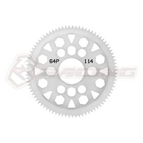 64 Pitch Spur Gear 114T Ver.3 / 3Racing / 3RAC-SG64114/V3