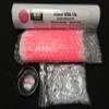 Glow With Us Brand Glow Sticks Bracelets Bulk Wholesale, 1000 8 Pink Glow Bracelets, Bright Color, Glow 8-12 Hrs, Connectors Included, Glow Party Favor Supplies, Sturdy Packaging, Great Fun. view 2