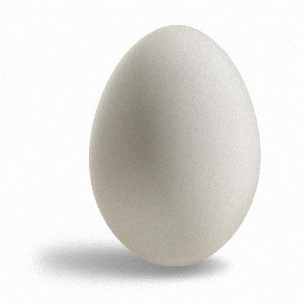 Magic Accessories Solid Rubber Egg White - Magic Trick