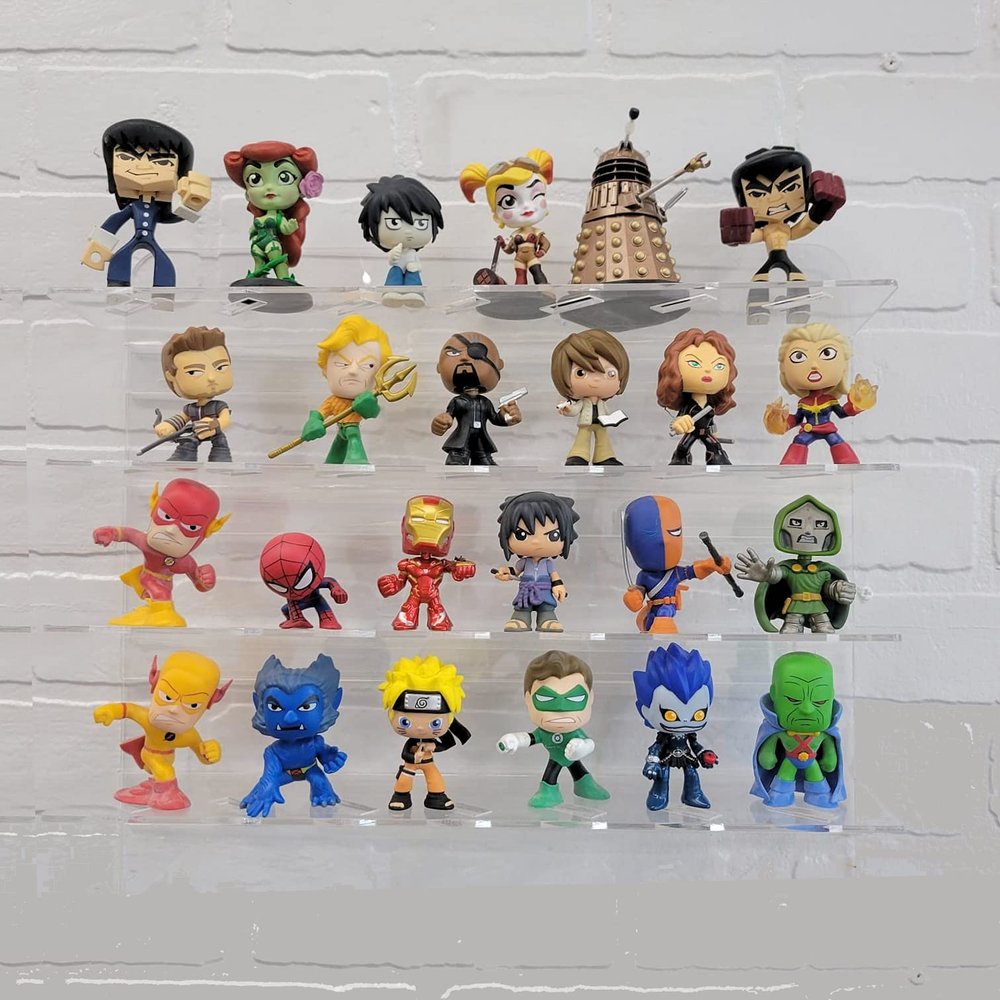Acrylic Wall Display Case for 24 Figures