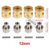 INJORA RC Hex Hub 12mm Brass Wheels Hex Hub and Counterweight for 1/10 RC Crawler Axial SCX10 90046 D90 view 3