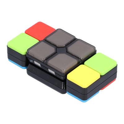 Kids Quadrate Toy, Electronic Brain Game Enhance Memory Cultivate Thinking Ability Music for Home(Music Cube (Color Box))