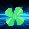 10Pcs 60mm 4 Blades Propeller, Plastic Turning Boat Propellers Accessories for DIY Toy Remote Control Car Models(Green) view 2