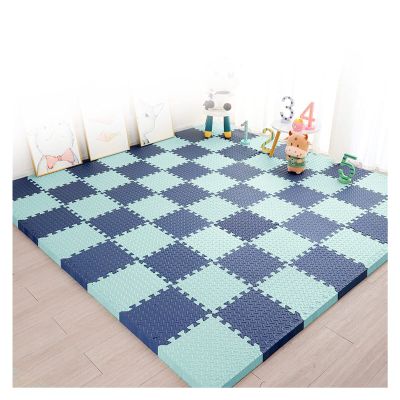 AYLYHD EVA Foam Play Mat Interlocking Puzzle Pieces Foam Mat for Young Children Multicoloured Foam Floor Tiles Easy Clean Very Soft and Comfortable (Color : D, Size : 60x60x2.5cm-16pcs)