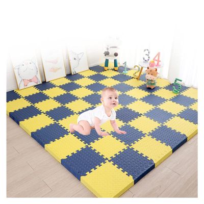 EVA Foam Play Mat Interlocking Puzzle Pieces Foam Mat for Young Children Multicoloured Foam Floor Tiles Easy Clean Very Soft and Comfortable (Color : A, Size : 60x60x2.5cm-16pcs)