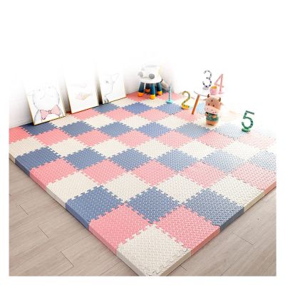 AYLYHD Large Interlocking Kids Baby Foam Puzzle Play Mat, Jigsaws Board Foldable EVA Foam Activity Soft Play Mat Fun and Safe Playmat (Color : B, Size : 60x60x2.5cm-16pcs)