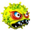 BENHAI Virus Latex Mask Halloween Mask Horror Props Mask Latex Material (Color : Yellow) view 3