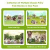 CHEFAN Felt/Flannel Board Story Set of 4, PRECUT Felt Pieces for Preschool Toddlers, Three Little Pigs|Goldilocks and Three Bears|Hansel and Gretel|The Hare and Tortoise view 2