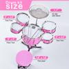 Suitable for Children Aged 3-6 Kids Drum Toy Set Rock Jazz Drum (pink) view 3