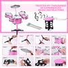 Suitable for Children Aged 3-6 Kids Drum Toy Set Rock Jazz Drum (pink) view 4