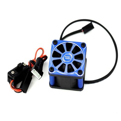 Powerhobby Twister 1/10 1/8 Motor Aluminum High Speed Cooling Fan (Blue)