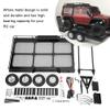 VBESTLIFE Cool Car Trailer Metal Trail High Simulation Shape with Four Tires Fit for 1/10 RC Car view 2