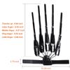Thafikzi Halloween Claw Gloves Wearable Articulated Finger Extensions Skull Bone Fingers Prop, A Pair of Halloween Devil Claws Cosplay Gloves Fit for All Finger Flexibly Spider Hand Claws (Black) view 4