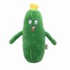 BABOLI Adorable Pickle Stuffed Animal Cucumber Plush Plant with Smile Face and Yellow Corolla Pretty Cute Plushie Toy Gift for Any Pickle Lover 12 Inches (Smiling-L) view 1