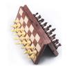 YKHB Chess Set,12.2''12.2'' Inch Chess Board,Foldable Chess,Imitation Wood Chess Pieces,Travel Friendly - Felt Bottom view 3
