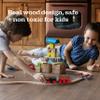 Wooden Garbage Truck Toy - Trashy Terry - Zany Trains Series 1 - Wooden Train Set with Cargo - Compatible with All Wooden Train Sets - Wooden Toddler Recycling Vehicle - Gross Trash Train view 4