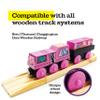 ZANY TRAINS Series 1 - Wooden Train Set with Cargo - Compatible with All Wooden Train Sets - (Sugar Rush Susie) view 2