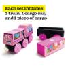 ZANY TRAINS Series 1 - Wooden Train Set with Cargo - Compatible with All Wooden Train Sets - (Sugar Rush Susie) view 3