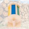 Deevoka Mirror Textile Drum Toy Wooden Kids Early Developmental Toys Toddler Gifts view 2