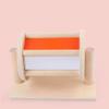 Deevoka Mirror Textile Drum Toy Wooden Kids Early Developmental Toys Toddler Gifts view 4