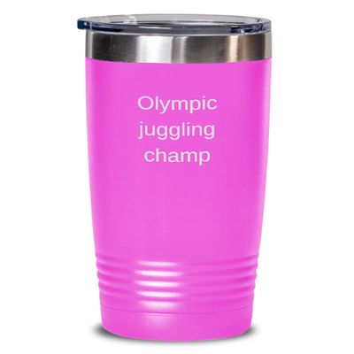 Juggling Tumbler Olympic juggling champ 20oz, Pink