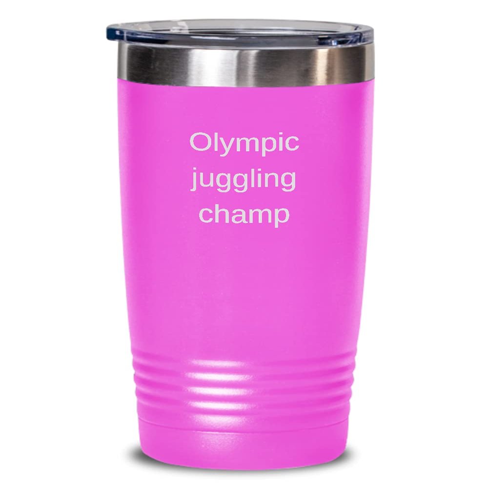 Juggling Tumbler Olympic juggling champ 20oz, Pink