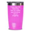 Juggling Tumbler Just thinking about juggling 20oz, Pink view 1