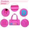 Ecore Fun 8 Piece 18 Inch Girl Doll Clothes and Accessories Set Include Yoga Sport Clothes Shoes Yoga Bands Towel Drink and Bag view 3