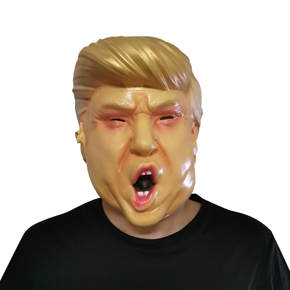 Trump Mask Halloween Headgear Party Halloween Spoof Mask one size 2