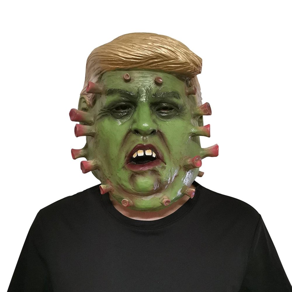 Trump Mask Halloween Headgear Party Halloween Spoof Mask one size 1