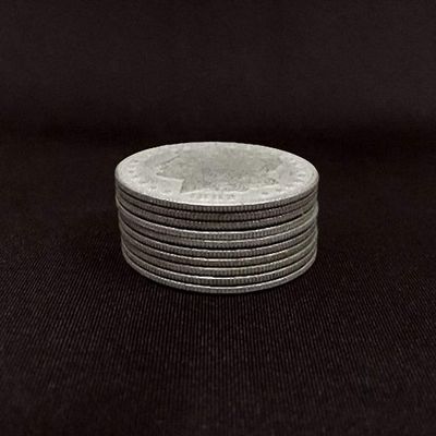 Coin&Money Tricks 10 pcs Palming Coins(Morgan Version)- Magic Trick
