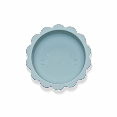 Silicone Lion Bowl Arctic blue