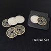 SUMAG Hopping Half (Morgan Dollar and Chinese Palace Coin) Magic Tricks Coin Vanish Magic Close Up Illusions Gimmicks Mentalism Props (Deluxe Set) view 3