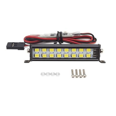 DKKY RC Roof Light Bar - 16 Lights for Traxxas TRX4, Axial SCX10, D90, CC01 1/10 RC Crawler Upgrade Parts