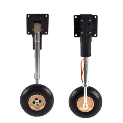RC Plane Electric Main Retract Whith Wheels Set Servoless for RC Plane Flight Weight: 4-6kg 1set