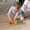 Bird's Wood Shack Personalized Wooden Name Puzzle for Kids and Children, USA Made, Montessori Toy for Baby or Toddler, First Birthday Gift, Easter for Boy & Girl. 1-3 Years view 4