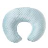 QUENESS Nursing Pillow and Positioner, Breastfeeding, Bottle Feeding, Baby Sitting Support with Removable Ultra Soft Cover, Tummy Time Support for Baby Boys and Girls (Cloud Blue) view 2