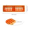 Larcele Bead Arithmetic Counting Abacus with Reset Button,13 Column SP-02 (Yellow 2) view 2