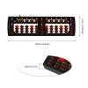 Larcele Bead Arithmetic Counting Abacus with Reset Button,13 Column SP-02 (Black 2) view 2