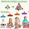 COUOMOXA Magnetic Toy Montessori for Kids: 3 4 5 6 7 8 9 10 11 12 Years Old Kids Building Sticks - Magnetic Creative Toy Age 3-12 Playroom Family - Christmas Birthday Gift for Boys Girls view 2