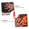 20pcs zombie witch fake finger Zombie Finger Halloween Witch Fingers Witch Nails Halloween Spooky Scary Witches Nails for Cosplay Party halloween costumes fake fingers Supplies fake Finger view 3