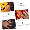 20pcs zombie witch fake finger Zombie Finger Halloween Witch Fingers Witch Nails Halloween Spooky Scary Witches Nails for Cosplay Party halloween costumes fake fingers Supplies fake Finger view 4