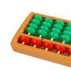 Larcele Bead Arithmetic Counting Abacus with Reset Button,13 Column SP-02 (Yellow 3) view 3