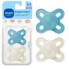 MAM Original Start Matte Baby Pacifiers, Binky for 0-3 Months, BPA-Free Silicone Nipple, Easy to Clean, Best for Newborn Babies, Developed with Medical Experts, 2 Count Binkies with Sterilizer Case view 1