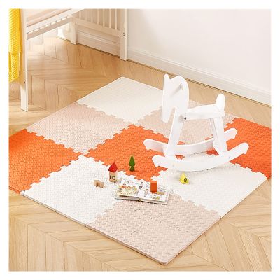 AYLYHD Playmat Foam Play Tiles Children Rug Crawl Mat Interlocking Play Mat for Kids and Babys Floor Mats for Children Foam Playmats Jigsaw Mat (Color : B, Size : 30x30x1.2cm-24pcs)