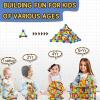 Toddler Magnetic Blocks Building Toys, Kids Montessori Toys for 3 4 5+ Year Old Girls Boys, Educational Magnetic Sticks and Balls Learning Stem Preschool Toys, Construction Sensory Toys Birthday Gifts view 3