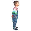 Costume Agent Chuckie Good Guy Doll Kids Set Long Sleeve Shirt and Overalls Childrens Halloween Cosplay view 3