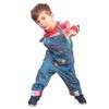 Costume Agent Chuckie Good Guy Doll Kids Set Long Sleeve Shirt and Overalls Childrens Halloween Cosplay view 4
